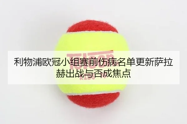 利物浦欧冠小组赛前伤病名单更新萨拉赫出战与否成焦点